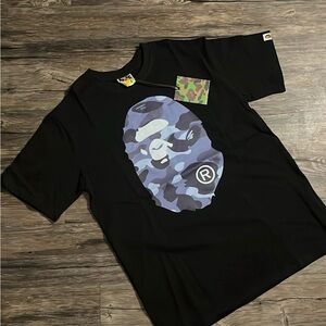 BAPE Blue Camo Mens T-Shirt